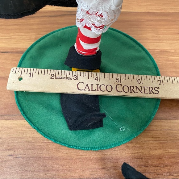 Vintage 1994 ANNALEE Doll Witch with Broom 20” Halloween Doll - Picture 11 of 15